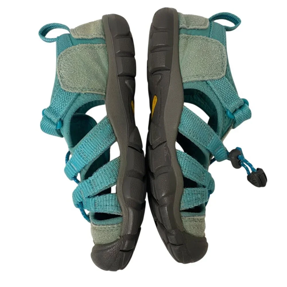 Keen Light Blue Hiking Sandals Fisherman Adjustable Straps Washable‎ Kids 2